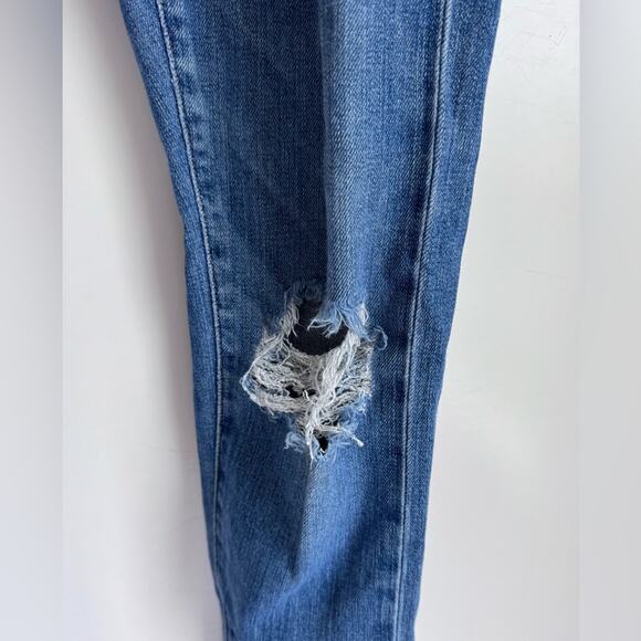 Frame Denim Le Garcon Boyfriend Jean in Cooper size 25 or 2 cotton distressed - Picture 4 of 15